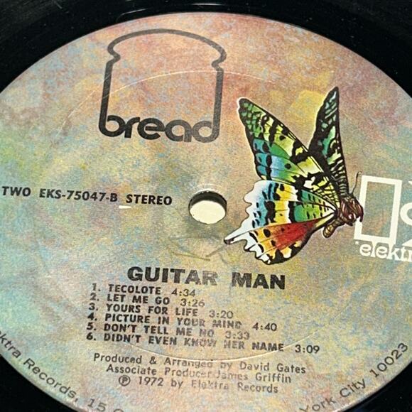 Bread Guitar Man Vinyl Record - Picture 7 of 7